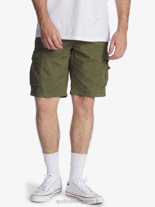 Hommes Quiksilver crucial battle 21 short cargo D6PT1523 trèfle à quatre feuilles