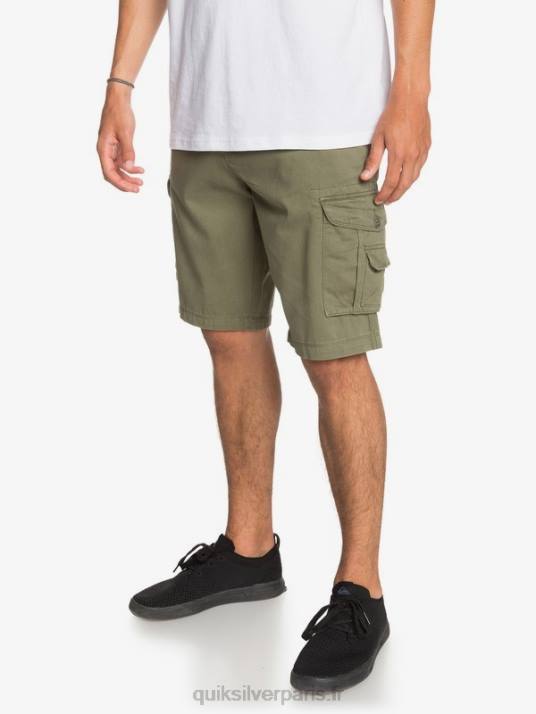 Hommes Quiksilver crucial battle 21 short cargo D6PT1523 trèfle à quatre feuilles