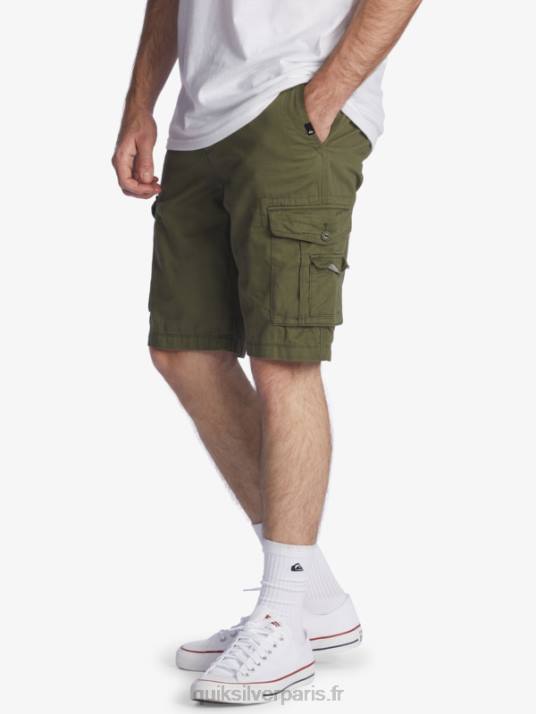 Hommes Quiksilver crucial battle 21 short cargo D6PT1523 trèfle à quatre feuilles