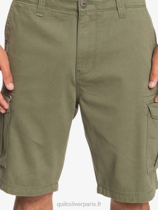 Hommes Quiksilver crucial battle 21 short cargo D6PT1523 trèfle à quatre feuilles