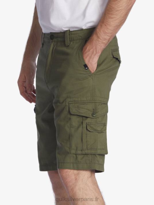 Hommes Quiksilver crucial battle 21 short cargo D6PT1523 trèfle à quatre feuilles
