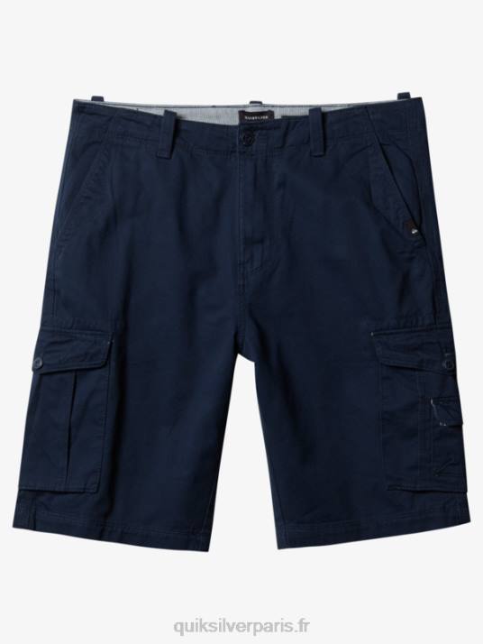 Hommes Quiksilver crucial battle 21 short cargo D6PT1524 blazer bleu marine