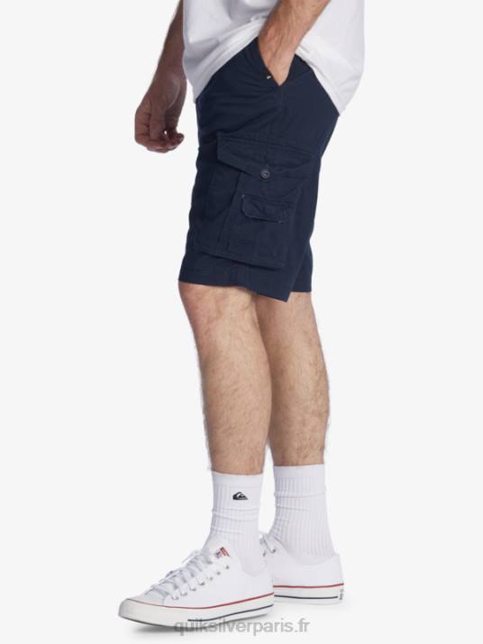 Hommes Quiksilver crucial battle 21 short cargo D6PT1524 blazer bleu marine