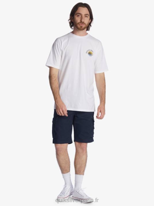 Hommes Quiksilver crucial battle 21 short cargo D6PT1524 blazer bleu marine