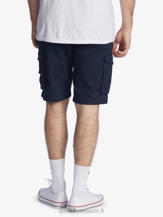 Hommes Quiksilver crucial battle 21 short cargo D6PT1524 blazer bleu marine