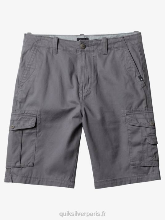 Hommes Quiksilver crucial battle 21 short cargo D6PT1525 ombre tranquille