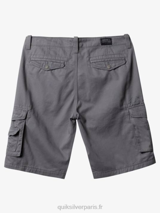 Hommes Quiksilver crucial battle 21 short cargo D6PT1525 ombre tranquille