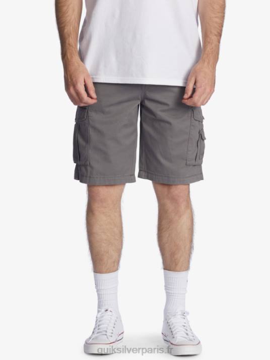 Hommes Quiksilver crucial battle 21 short cargo D6PT1525 ombre tranquille