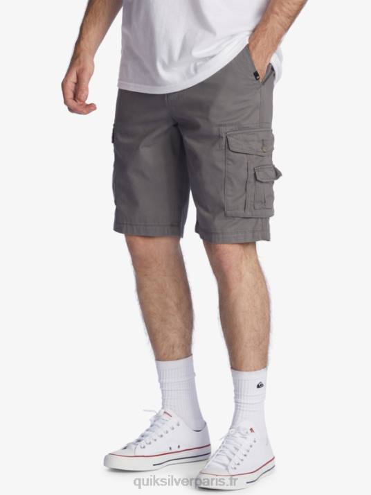 Hommes Quiksilver crucial battle 21 short cargo D6PT1525 ombre tranquille