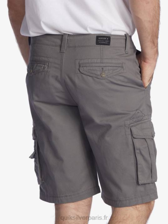 Hommes Quiksilver crucial battle 21 short cargo D6PT1525 ombre tranquille