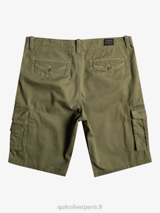 Hommes Quiksilver short cargo de combat crucial D6PT954 trèfle à quatre feuilles