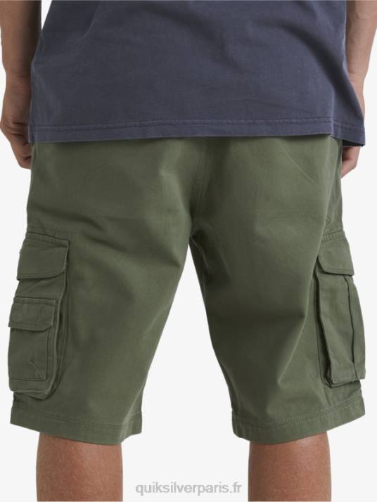 Hommes Quiksilver short cargo de combat crucial D6PT954 trèfle à quatre feuilles