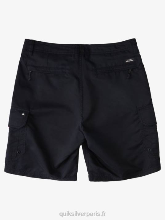 Hommes Quiksilver short cargo waterman maldive 20 D6PT1727 noir