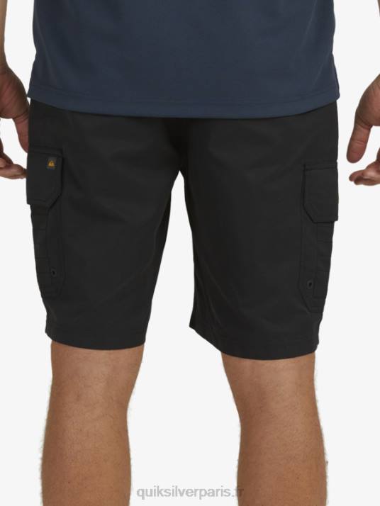 Hommes Quiksilver short cargo waterman maldive 20 D6PT1727 noir