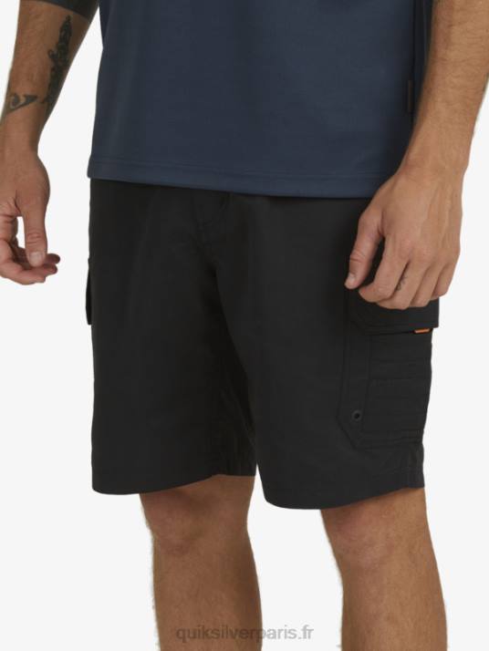 Hommes Quiksilver short cargo waterman maldive 20 D6PT1727 noir