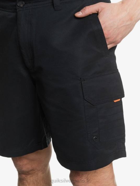 Hommes Quiksilver short cargo waterman maldive 20 D6PT1727 noir
