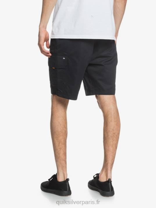 Hommes Quiksilver short cargo waterman maldive 20 D6PT1727 noir