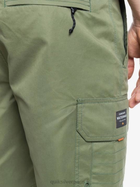 Hommes Quiksilver short cargo waterman maldive 20 D6PT1727 noir