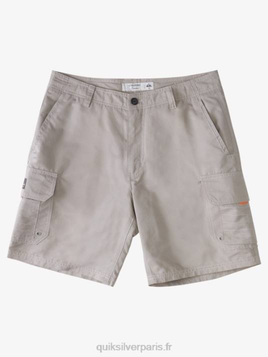 Hommes Quiksilver short cargo waterman maldive 20 D6PT1728 gris silex