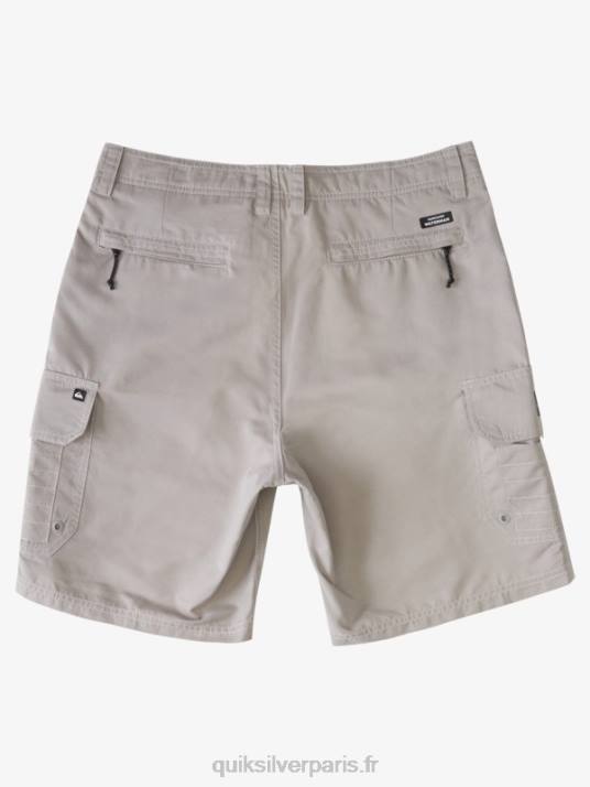 Hommes Quiksilver short cargo waterman maldive 20 D6PT1728 gris silex