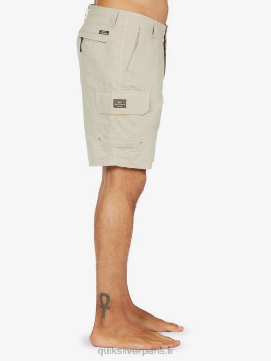 Hommes Quiksilver short cargo waterman maldive 20 D6PT1728 gris silex