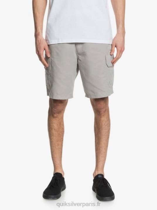 Hommes Quiksilver short cargo waterman maldive 20 D6PT1728 gris silex