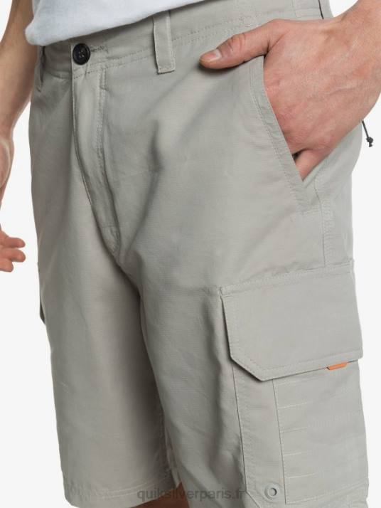 Hommes Quiksilver short cargo waterman maldive 20 D6PT1728 gris silex