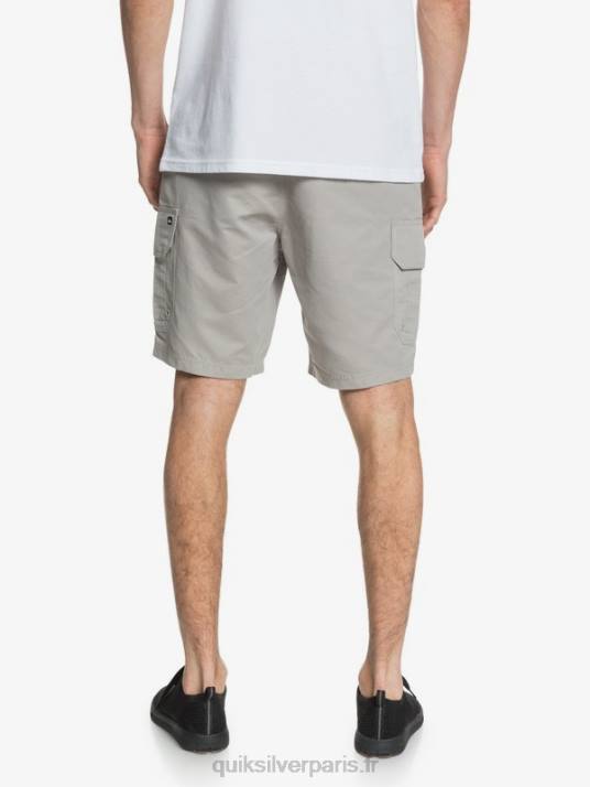 Hommes Quiksilver short cargo waterman maldive 20 D6PT1728 gris silex