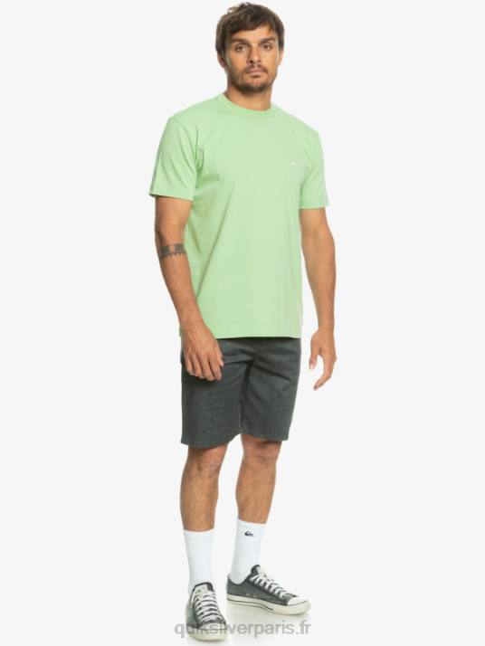 Hommes Quiksilver short chino stretch 20 daily union D6PT855 chiné gris foncé