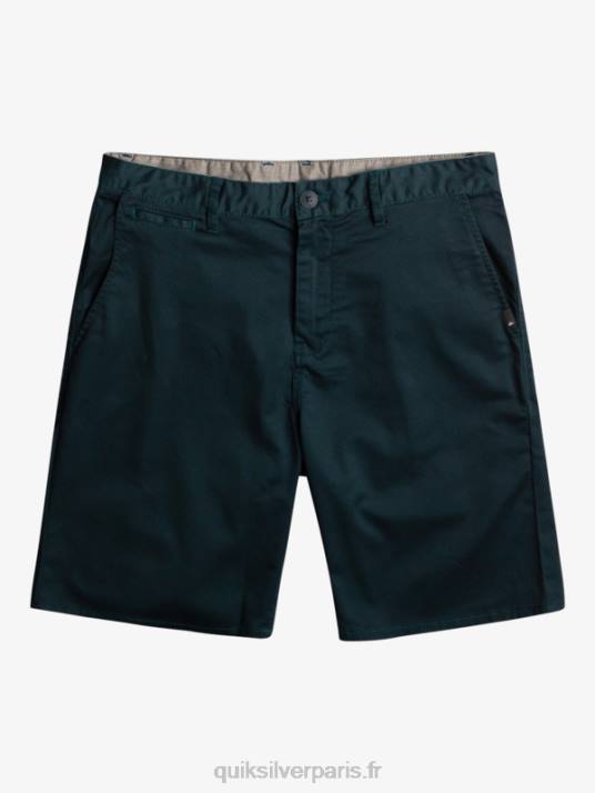 Hommes Quiksilver short chino stretch 20 daily union D6PT857 blazer bleu marine