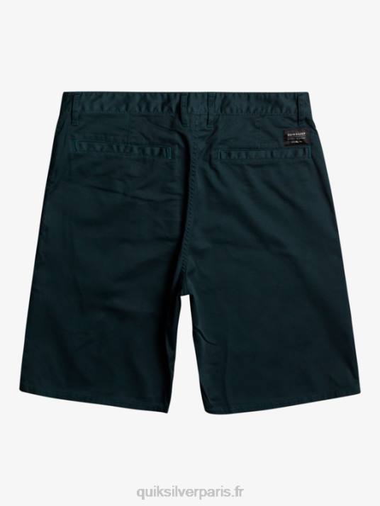 Hommes Quiksilver short chino stretch 20 daily union D6PT857 blazer bleu marine