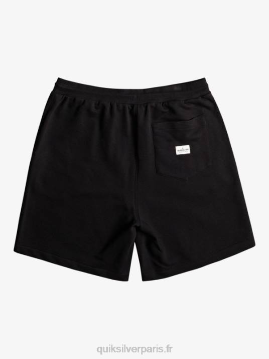 Hommes Quiksilver short de survêtement bio essentials 19 D6PT1660 noir