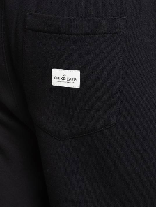 Hommes Quiksilver short de survêtement bio essentials 19 D6PT1660 noir
