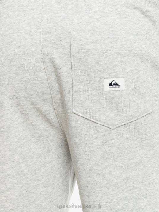 Hommes Quiksilver short de survêtement essentiel D6PT1272 gris clair chiné