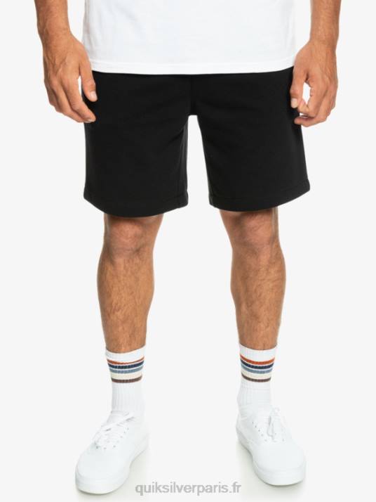 Hommes Quiksilver short de survêtement essentiel D6PT1273 noir