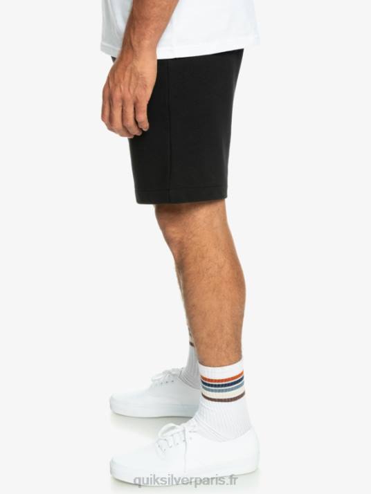 Hommes Quiksilver short de survêtement essentiel D6PT1273 noir
