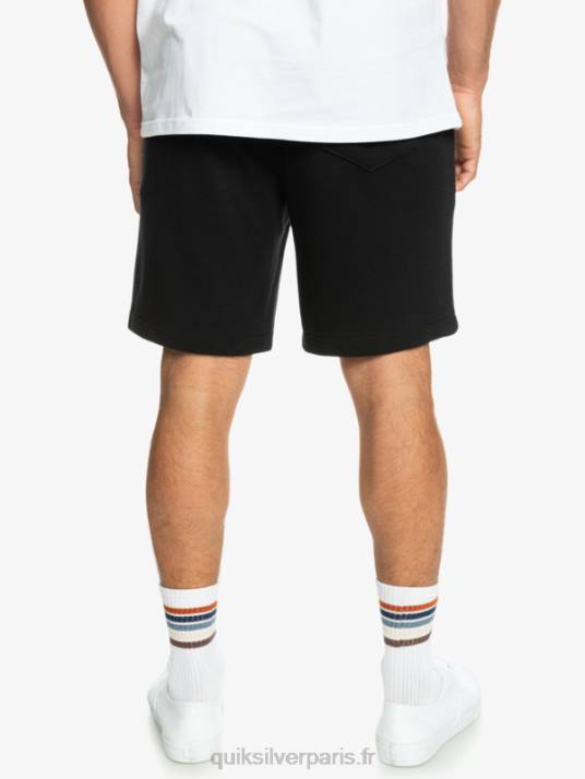 Hommes Quiksilver short de survêtement essentiel D6PT1273 noir