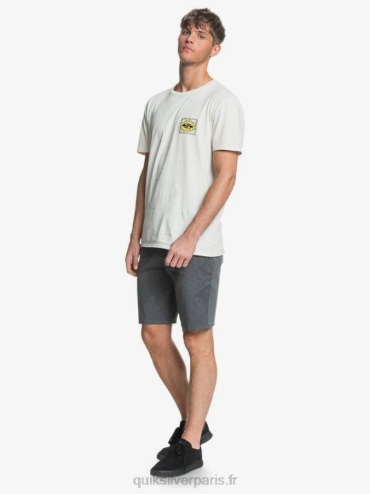 Hommes Quiksilver short de tous les jours union stretch 20 poches chino D6PT1313 chiné gris foncé
