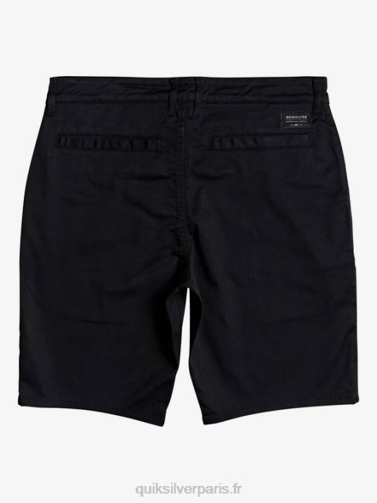 Hommes Quiksilver short de tous les jours union stretch 20 poches chino D6PT1314 noir