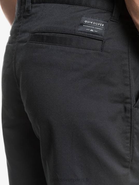 Hommes Quiksilver short de tous les jours union stretch 20 poches chino D6PT1314 noir