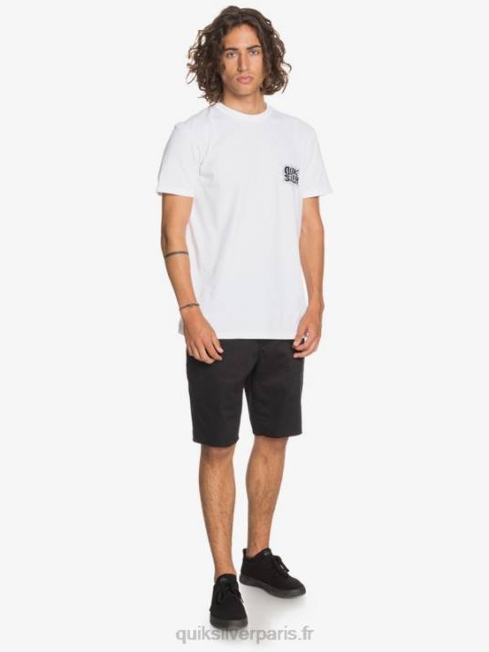 Hommes Quiksilver short de tous les jours union stretch 20 poches chino D6PT1314 noir