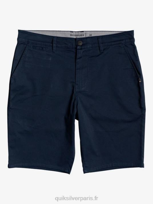 Hommes Quiksilver short de tous les jours union stretch 20 poches chino D6PT1316 blazer bleu marine
