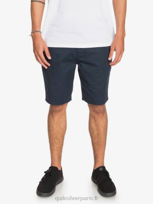 Hommes Quiksilver short de tous les jours union stretch 20 poches chino D6PT1316 blazer bleu marine