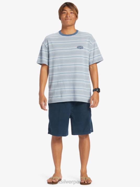 Hommes Quiksilver short en velours côtelé taxer D6PT362 La marine de minuit