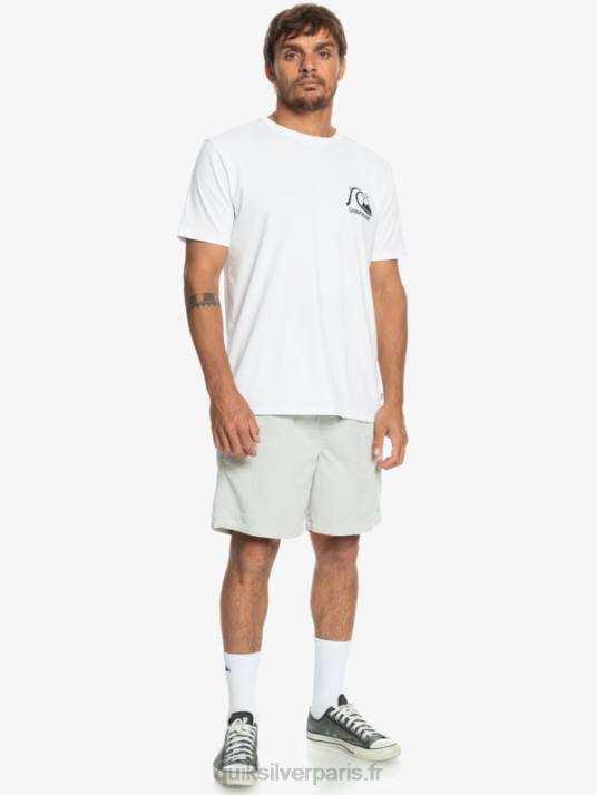 Hommes Quiksilver short en velours côtelé taxer D6PT363 gris violet