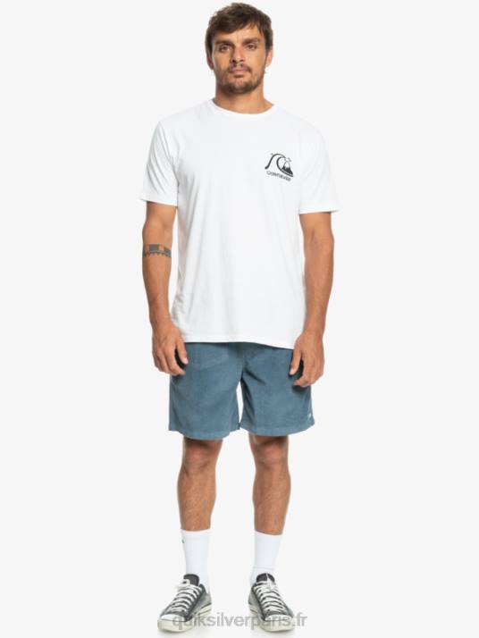 Hommes Quiksilver short en velours côtelé taxer D6PT364 mer de Béring