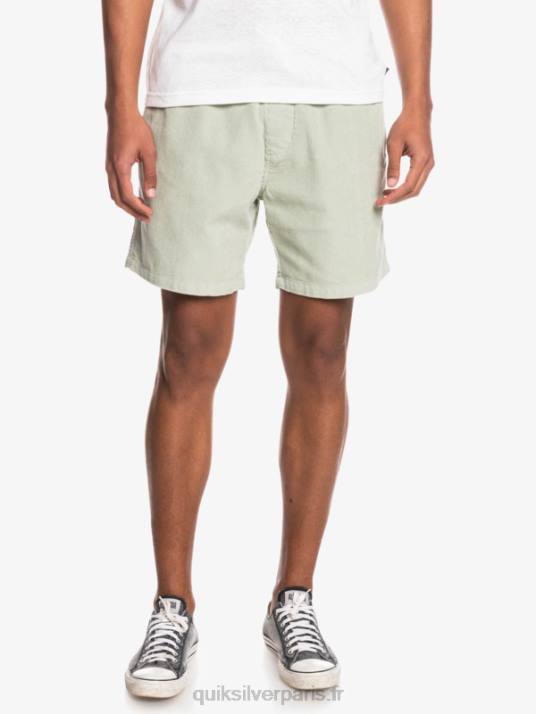 Hommes Quiksilver short en velours côtelé taxer D6PT365 sauge du désert