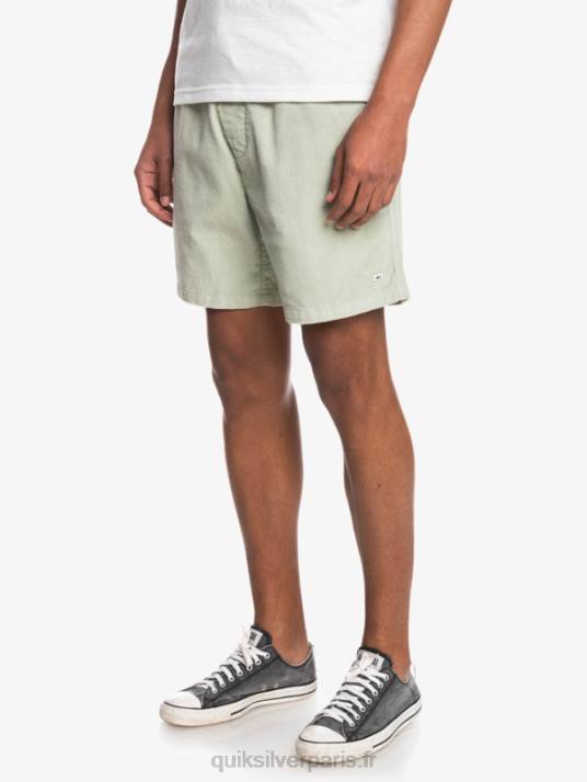 Hommes Quiksilver short en velours côtelé taxer D6PT365 sauge du désert