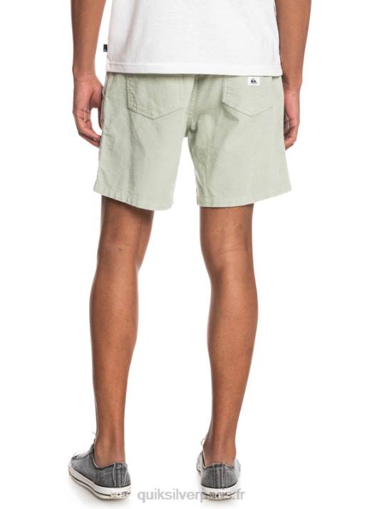 Hommes Quiksilver short en velours côtelé taxer D6PT365 sauge du désert