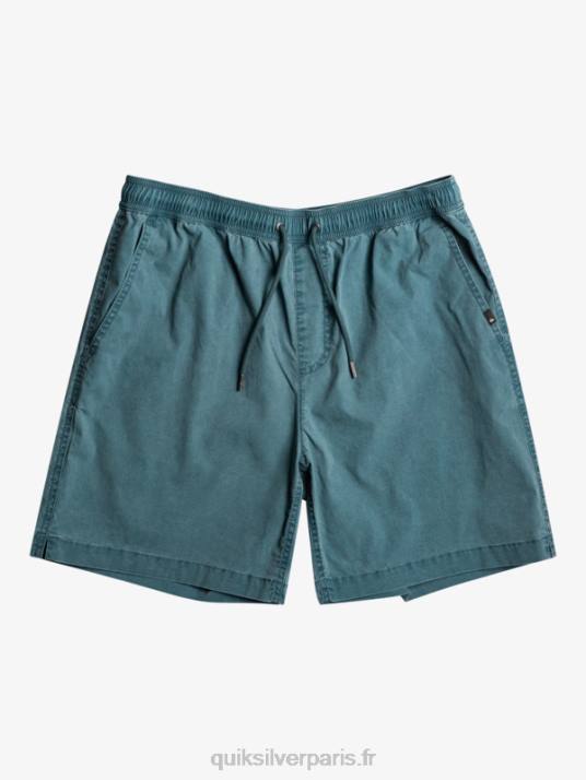 Hommes Quiksilver short élastiqué taxer D6PT323 La marine de minuit